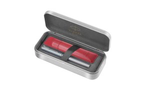 PARKER VECTOR XL SILVER-BLUE CT RBall+POUCH